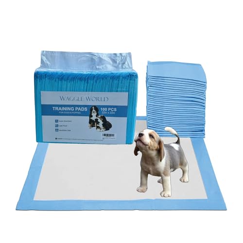 Image of Potty Training Pads for Dogs - Quick Absorb, 22 inch x 22 inch Pee Pads, 100 Count, Leak Proof