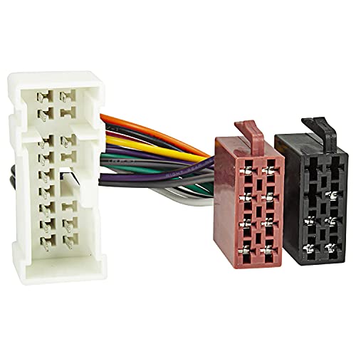 tomzz Audio 7038-003 Câble Adaptateur Radio Compatible avec Nissan Almera Primera Micra Terrano X-Trail Navara sur Norme 16pins ISO