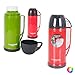 BigBuy Plastique avec tasse 180 l thermos de voyage Thermosport Capacité 1800 ml Matériaux divers Multicolore