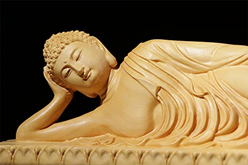 極上　博多人形　希少品　置物　仏像　和彫　天然素材　アンティーク　和彫　置物 Amazon｜仏像 置物 Boxwood 20cm仏像彫刻木彫り横たわる仏像像