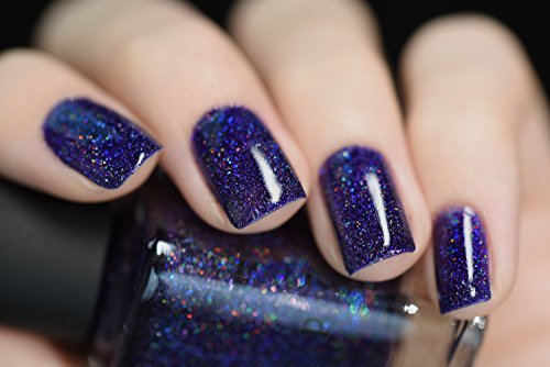 Image of ILNP Lulu - Deep Grape Holographic Nail Polish