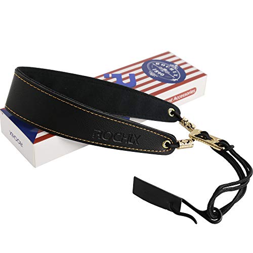 Rochix Clarinet Black Neck Strap,Oboe Neck Strap,Super fiber,Metal Hook,Musical Instruments Accessoires Cover