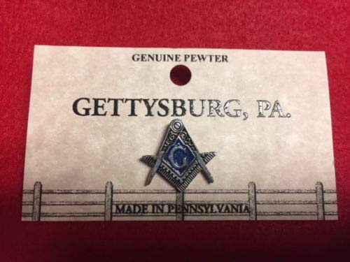 Mason Symbol Pewter Lapel PIN HAT TAC New