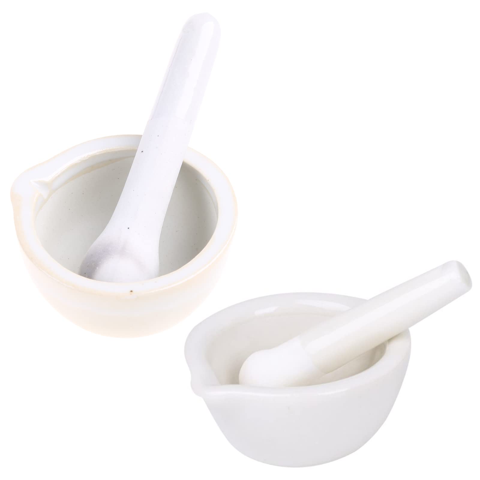 FGDTREE 1 Pcs Ceramic Mortar,Mortar And Pestle Set Porcelain Herb Grinder Grinding Bowl Kit Accessory For Garlic Grinder Pharmacy Herbs Mortar And Pestle Set Marble
