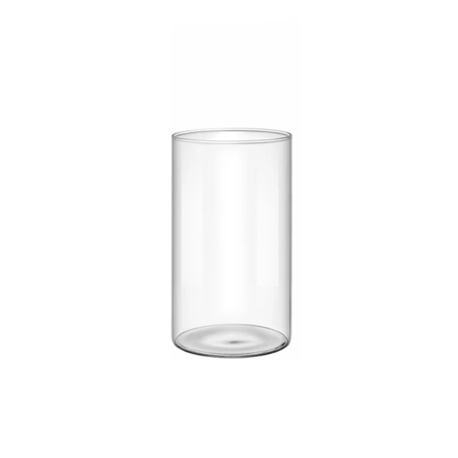 Vase Clear Glass Vase Cylinders For Centerpieces Weddings Party(12cm high)