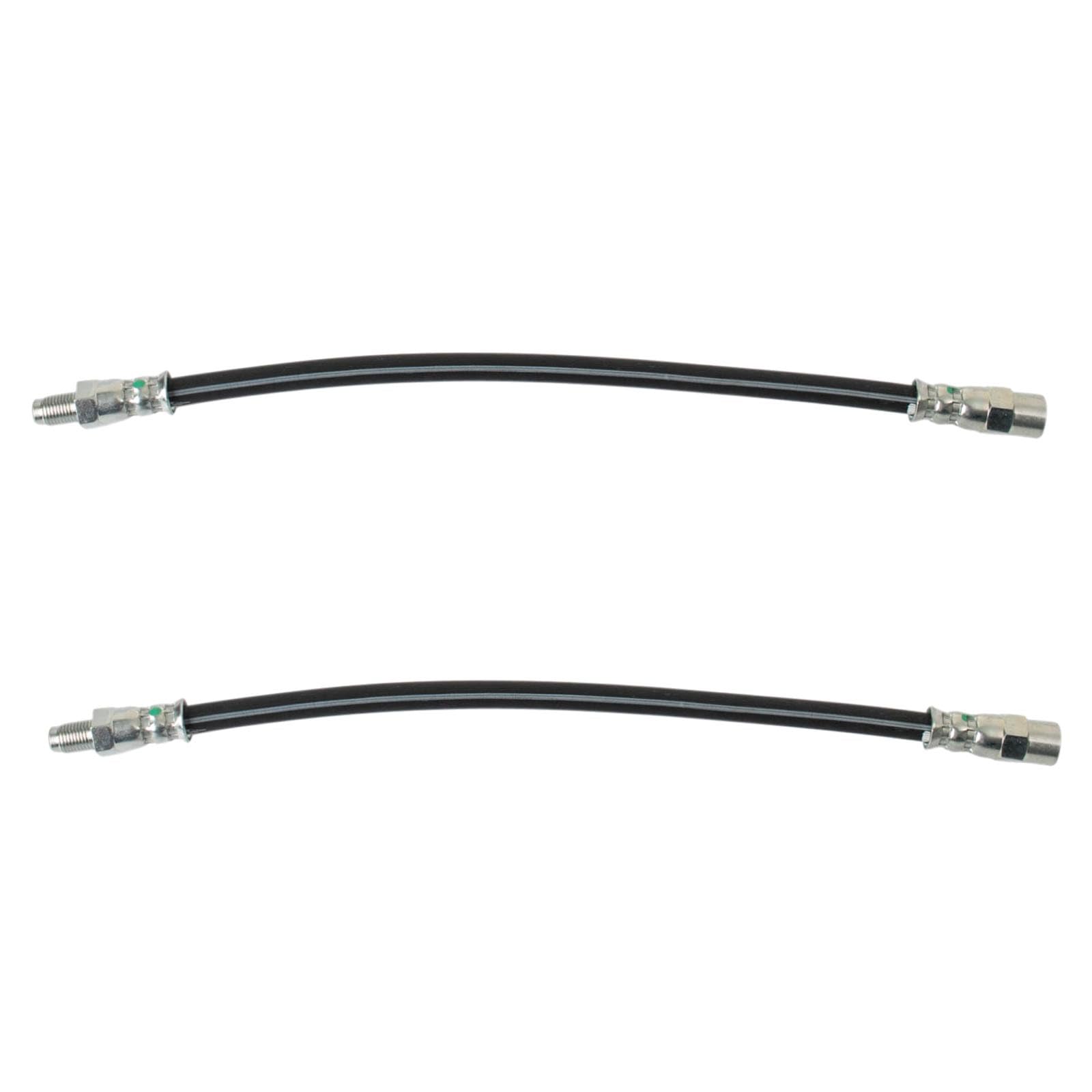 TRQ Rear Driver &amp; Passenger Side Brake Hose Set