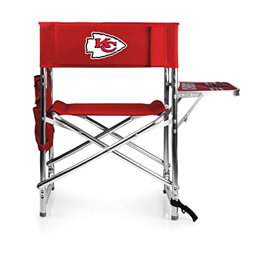 Image of Picnic TIME NFL Unisex-Adult NFL Sports Chair with Side Table, Beach Chair, Camp Chair for Adults
