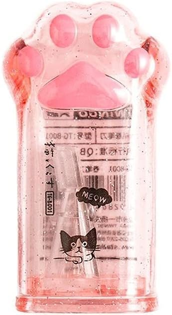Cute Pink Cat Paw Pencil Sharpener Kawaii School Supplies Student Prize Kids Gift, Cute Pencil Sharpener