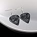 Guitar Pick Dangle Earring - Rock Music Accessories - Gifts for Women Men and Music Lovers