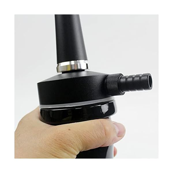 Rteanb Hukahn Aluminiumhuka Single Nutzung Hukahn-Pfeife-Hukahn-Rauchschale Arabian Shisha für bessere Shisha-Hukahn… – Bild 5