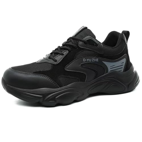 Image of Nutropa Steel Toe Boots for Men, Lightweight Safety Work Shoes, Comfortable Breathable Composite Toe Boots Slip-Resistant Indestructible Shoes