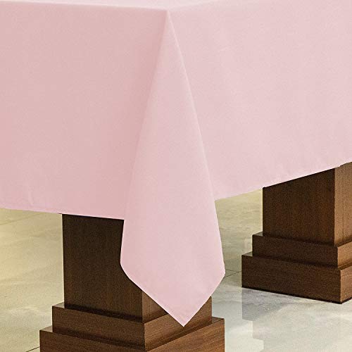 Kadut Rectangle Tablecloth (60 X 102 Inch) Pink Rectangular Table Cloth For 6 Foot Table | Heavy Duty Fabric | Stain Proof Table Cloth For Parties, Weddings, Kitchen, Wrinkle-Resistant Table Cover #TOP1