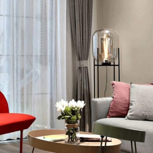 Lámpara de pie industrial estable para iluminar rincones oscuros con estilo 6