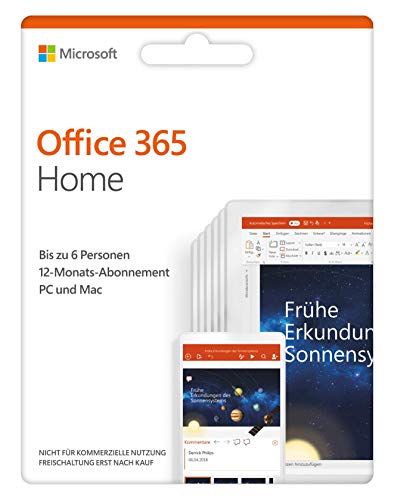 Microsoft Office 365 Home 1 anno/i Tedesca
