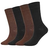BampooPanPa 4 Pair Bamboo Calf Socks Lightweight Breathable Soft Thin Dress Socks Crew Business Casu
