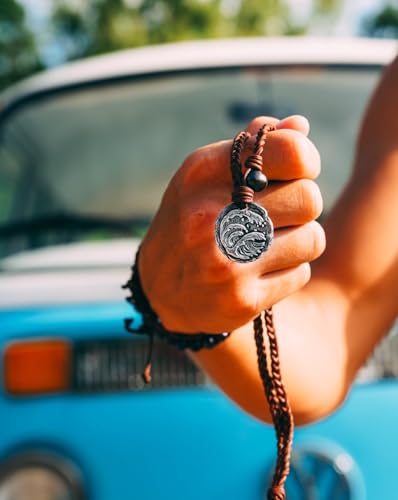 925 Sterling Silver Necklace Pendant Authentic Leather Cord, Premium Pearl, Adjustable Materials, Handmade Silver Jewelry, Designed Necklace for Men & Women Necklace, Jewelry Gifts - Image 10