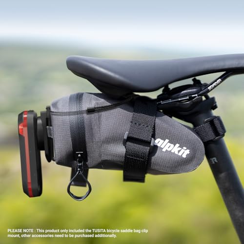 TUSITA Cycling Saddle Bag Clip Mount (Small Slot) Compatible with Garmin Varia RTL515, RTL510, RVR315