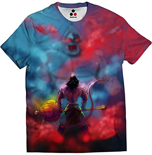 Image of Shiva, Krishna, Hanuman, Kali, Ram and Ravana, Ramayan, Bagavath Githa, Buddha Religious, Spiritual, Hindu Gods T-Shirts