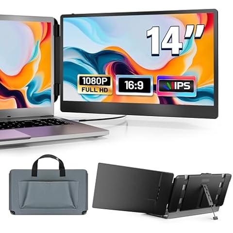 Domyfan 14" FHD Laptop Monitor Extender Cover