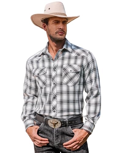 Chemise Western Wrangler Homme Vintage – XL – Manches Courtes – Bleue – Boutons Pression