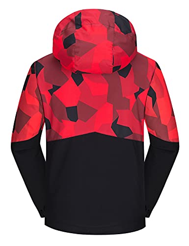 3 In 1 Jacket Kids Water Repellent Jacket Fleece Lined Coat Child Lightweight Hiking Hooded Jacket4