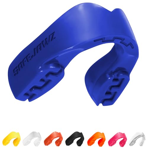 SAFEJAWZ Sport Zahnschutz Erwachsene und Kinder Sport Mundschutz Für alle Vollkontakt-Sportarten einschließlich Rugby, Kampfsport, Kickboxen, Hockey & Boxe