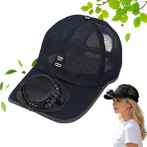 Chapeau de soleil avec ventilateur rechargeable pour randonnée, pêche et jardinage
