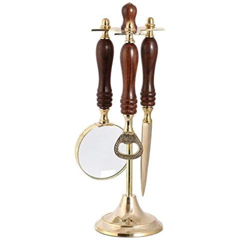 Wood & Brass Office Gift Set BR72 Cover