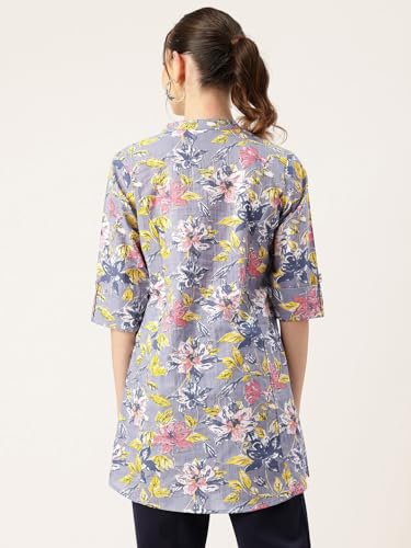 Image of Printed Mandarin Shirt - Casual & Chic (S-3XL)