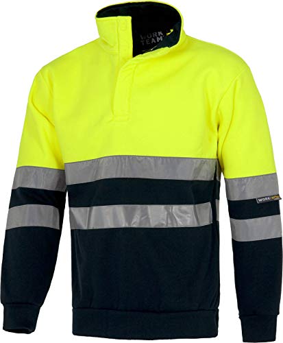 Sudadera combinada de alta visibilidad para trabajos de exterior