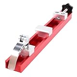 Bewinner Robuste Aluminium-Wandhalterung, Höhenverstellbarer Hebeständer für den Professionellen Einsatz Im Baugewerbe, Rot (Kurzer Typ)