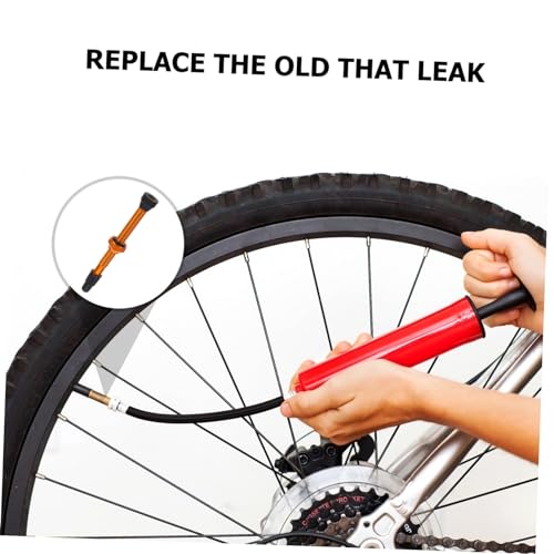 FAVOMOTO 1 Par De Válvulas Tubeless Para Neumáticos De Bicicleta Diseño Compatible Con Neumáticos Estándar Fácil De Instalar miniatura 5