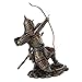 Top Collection Japanese Samurai Archer Statue - Yayoi Bushido Solider Sculpture in Premium Cold Cast Bronze - 8.5-Inch Collectible Figurine