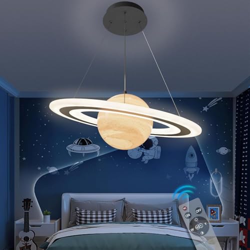 DROMEZ LED Hängelampe Kinderzimmer, 40W Kinderzimmer Lampe Pendelleuchte...