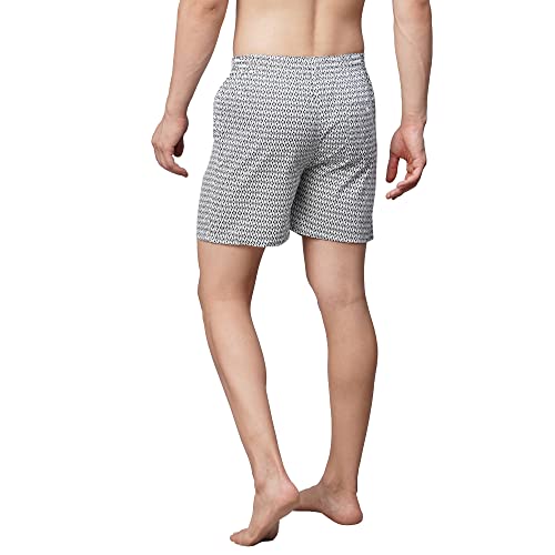 Image of Urban Scottish Ultra-Comfortable Men's Boxer Pants (Pack of 2), 100% Cotton With Stylish Print, Soft & Stretchy Elastic Waist Band, Dynamic Movement & Hardwearing Stitching, Breathable Gentle Snug Fit