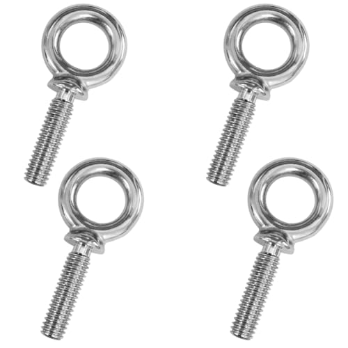 3/8"-16 x 1 UNC Lifting Shoulder Eye Bolts (4 Pack)