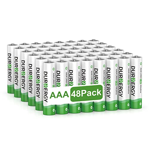 Image of DURNERGY AAA Batteries 48 Pack, 10 Years Shelf Life, 1.5V Triple AAA Batteries 1200mAh for Remote Controls Flashlights LR03 E92 MN2400