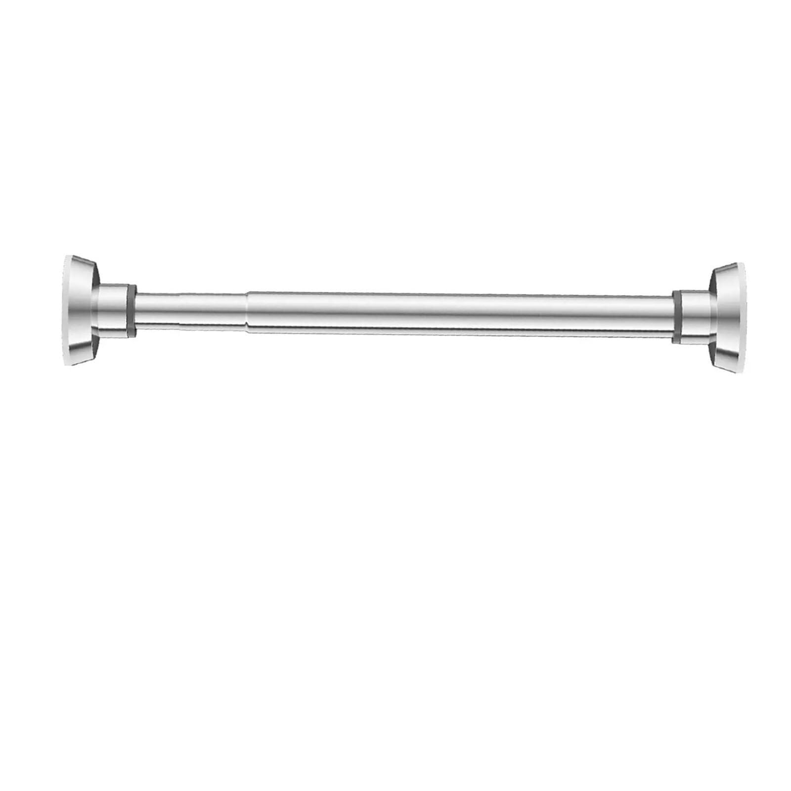 Tension Rod Telescopic Clothing Rod Clothes Hanging Support Hanger for Bedroom Laundry Room Wardrobe Cabinets Home(110cm 170cm)