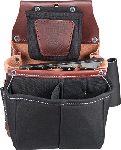 Occidental Leather 5564 Belt Worn Fastener Bag W/Divided Nylon Db #TOP15