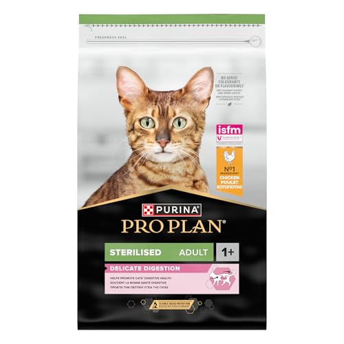 Purina Pro Plan Sterilised Delicate Digestion Crocchette Gatti Adulti Ricco in Pollo 10kg