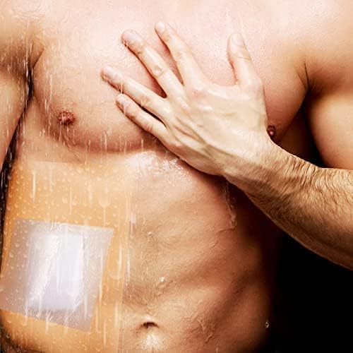 Miniatura 4 de Protector de ducha de diálisis peritoneal, cinturón de diálisis peritoneal, impermeable, transparente, cubierta de vendaje para vendaje para