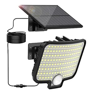 BENMA Solarlampen für Außen mit Bewegungsmelder, 120 LED Solarleuchten mit 3 Modi, Solar Wandleuchte, 120…