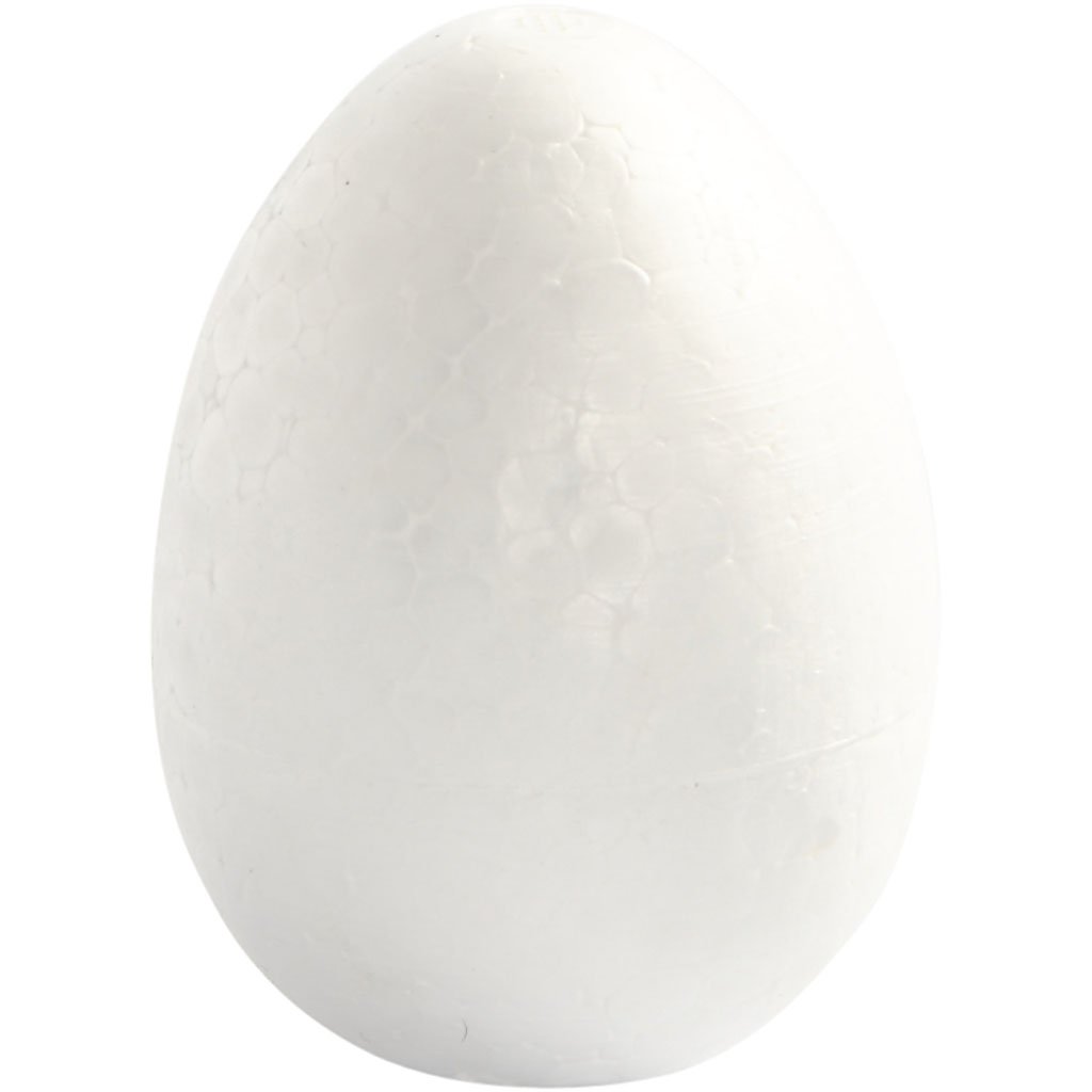 Creativ Egg, 8 cm, polystyrene, 5 pc