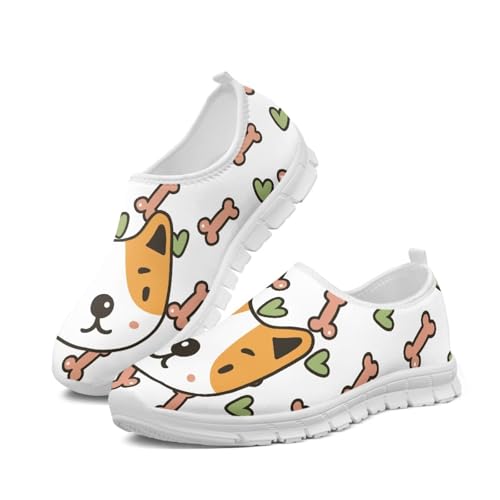 Image of Jeiento Cute Dog Women's Casual Slip On Shoes Loafers Sneakers for Women