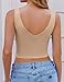 Avidlove Womens Crop Tops Sexy Plunge Deep V Neck Tank Tops Slim Fit Summer 2025 Soft (Nude, XL)