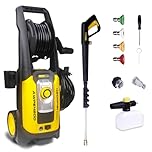 Aceup Energy Pressure Washer 4200 PSI Electric Power Washer 2.6 GPM for Cars Washing Fences Patios Driveways Lightweight & Portable