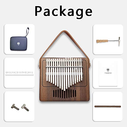 GWXLD Kalimba 17 Touches, Portable Doigt Pouce Piano, Instrument De Musique De Haute Qualité, Musique Cadeau - Les Beatles, Paul McCartney, John Lennon, RIngo Starr, George Harrison GWXLD Kalimba 17 Touches, Portable Doigt Pouce Piano, Instrument De Musique De Haute Qualité, Musique Cadeau – Image 7