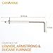 Canamax Premium 69W43 Furnace Flame Sensor - Compatible with Lennox, Armstrong & Ducane Furnaces - Replaces 69W4301, LB-74940B, LB74940B
