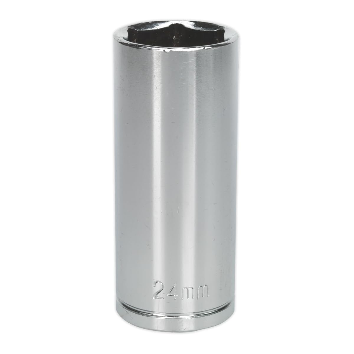 Sealey Silver Siegen By 24Mm 1/2"Sq Drive Deep Walldrive Socket - S0679