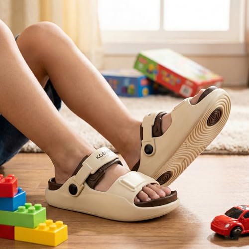 Image of KOBURG Unisex Kids Sandals| Lightweight | EVA Upper & Sole | Flexible & Comfort KS-104
